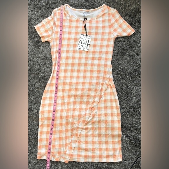 41 Hawthorn Pink Plaid Mini Dress - Picture 7 of 10